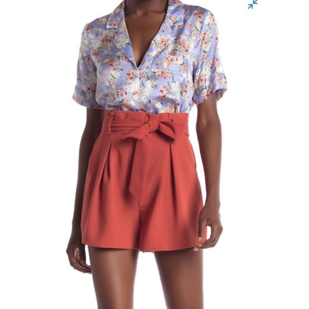 Nordstrom Free Press paper bag shorts